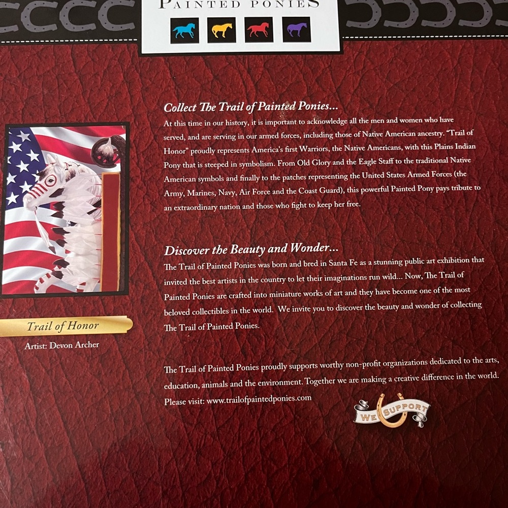 Trail of honor by Devor Archer military horse - Picture 2 of 3